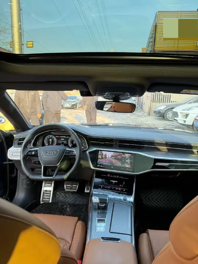 2022 Audi A7L 3.0T 340HP V6 7DCT,autocango,china used car exporter,china ev exporter,chinese used car exporter,chinese used ev exporter