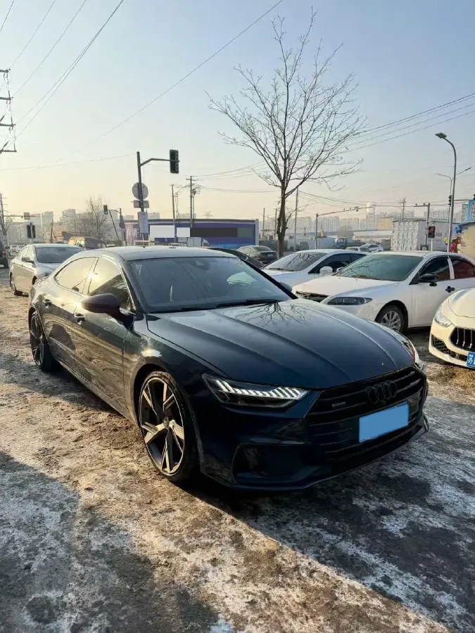 2022 Audi A7L 3.0T 340HP V6 7DCT,autocango,china used car exporter,china ev exporter,chinese used car exporter,chinese used ev exporter