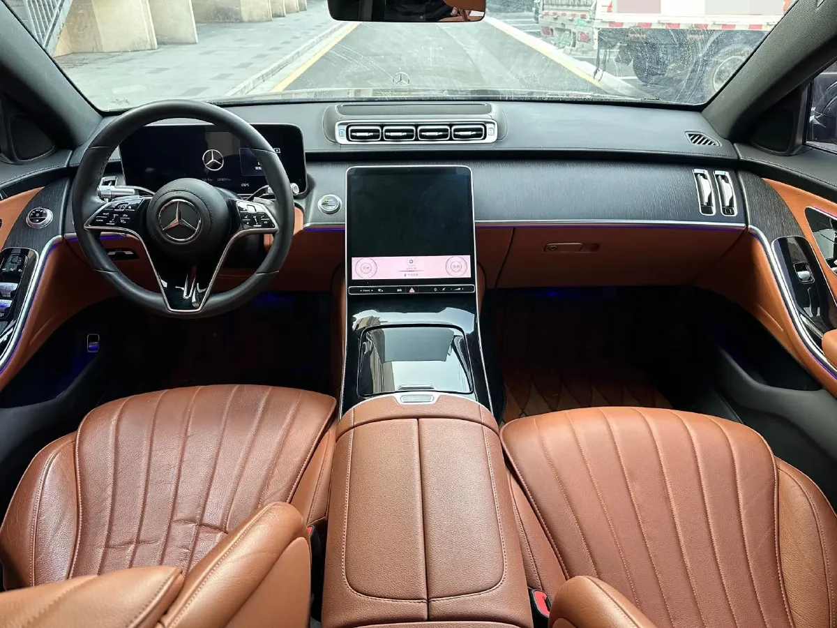 2022 Mercedes-Benz S Class 2.5T 313HP L6 9AT,autocango,china used car exporter,china ev exporter,chinese used car exporter,chinese used ev exporter