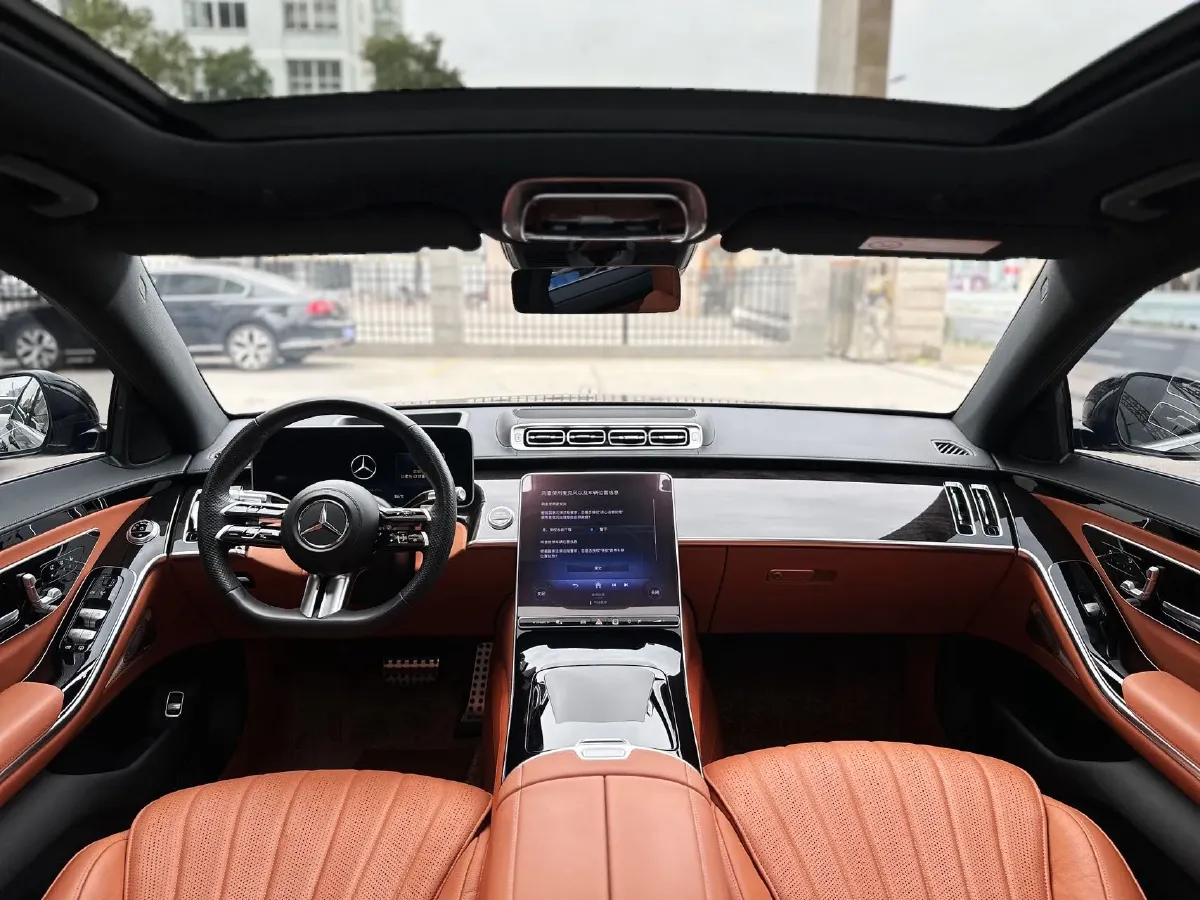 2023 Mercedes-Benz S Class 2.5T 367HP L6 9AT,autocango,china used car exporter,china ev exporter,chinese used car exporter,chinese used ev exporter