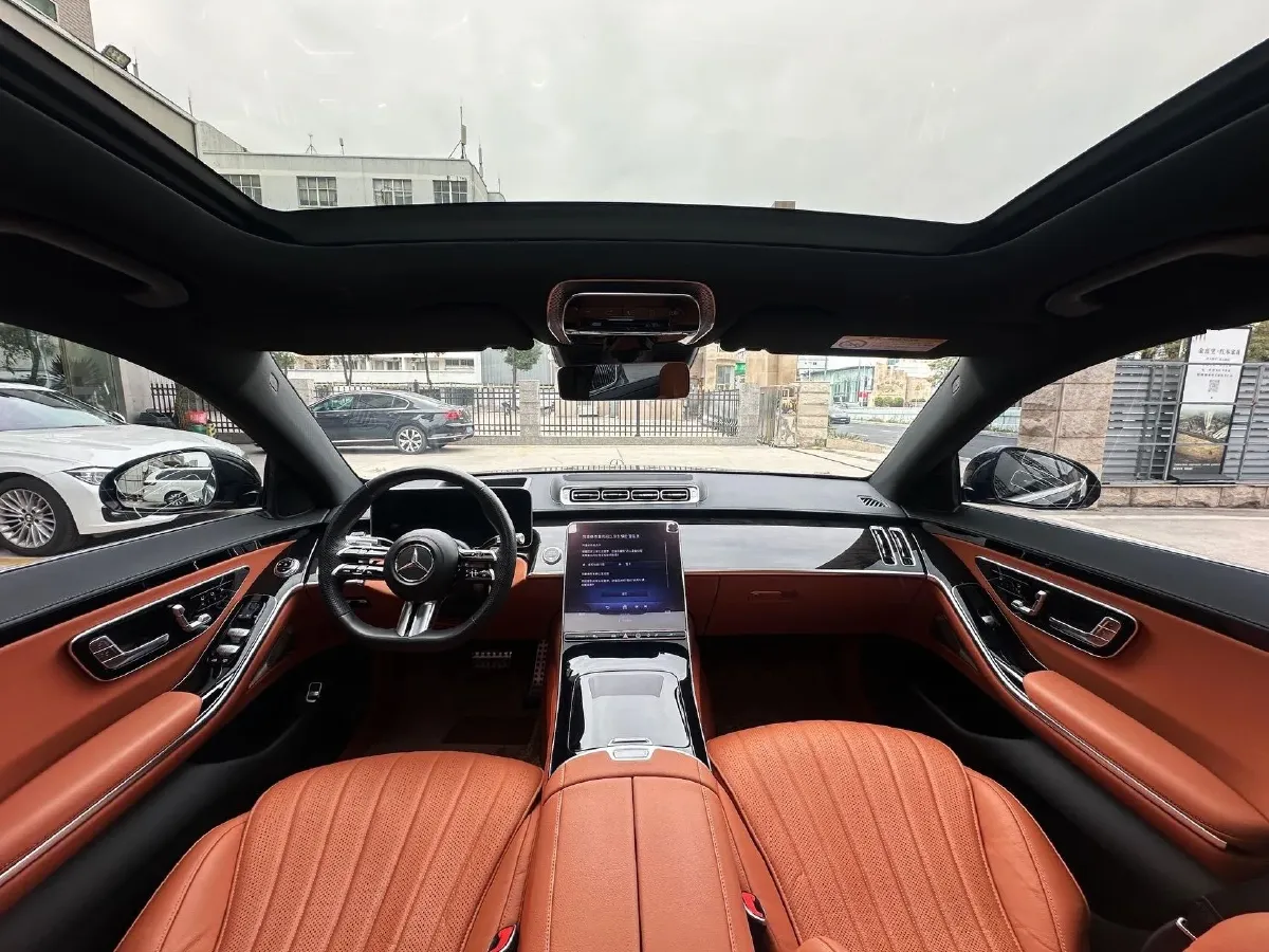 2023 Mercedes-Benz S Class 2.5T 367HP L6 9AT,autocango,china used car exporter,china ev exporter,chinese used car exporter,chinese used ev exporter