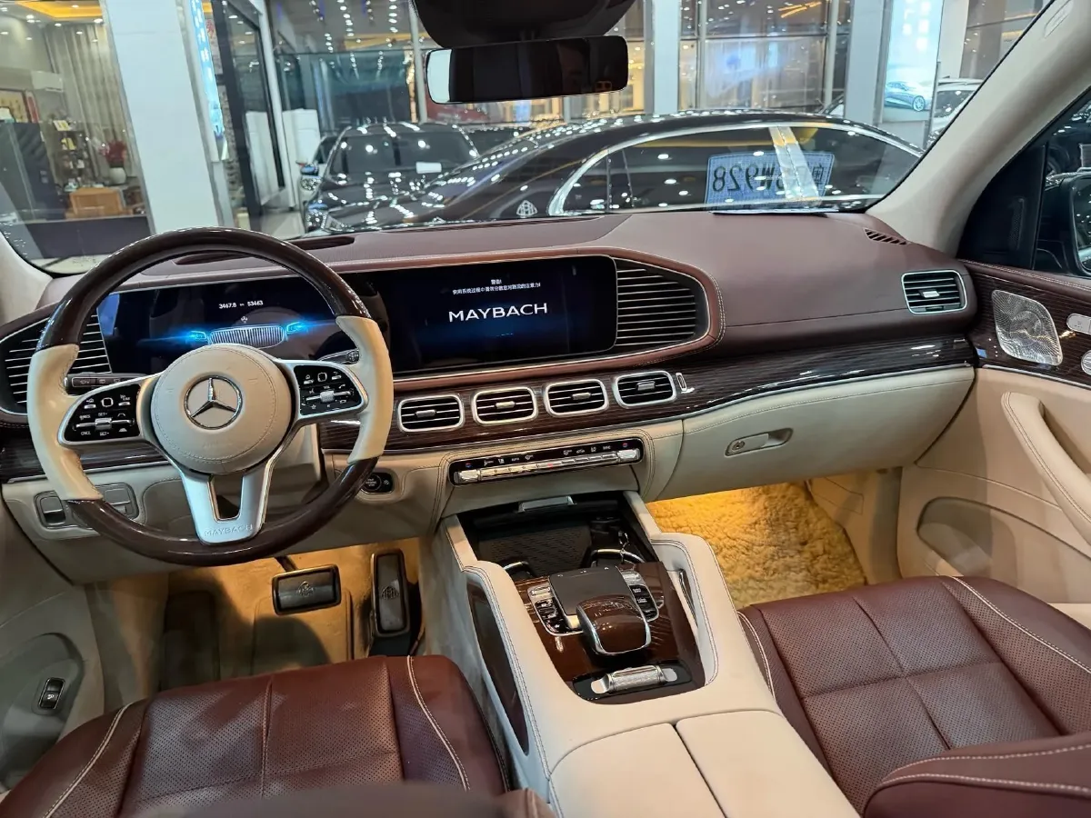 2021 Mercedes-Benz Maybach GLS 4.0T 558HP V8 9AT,autocango,china used car exporter,china ev exporter,chinese used car exporter,chinese used ev exporter