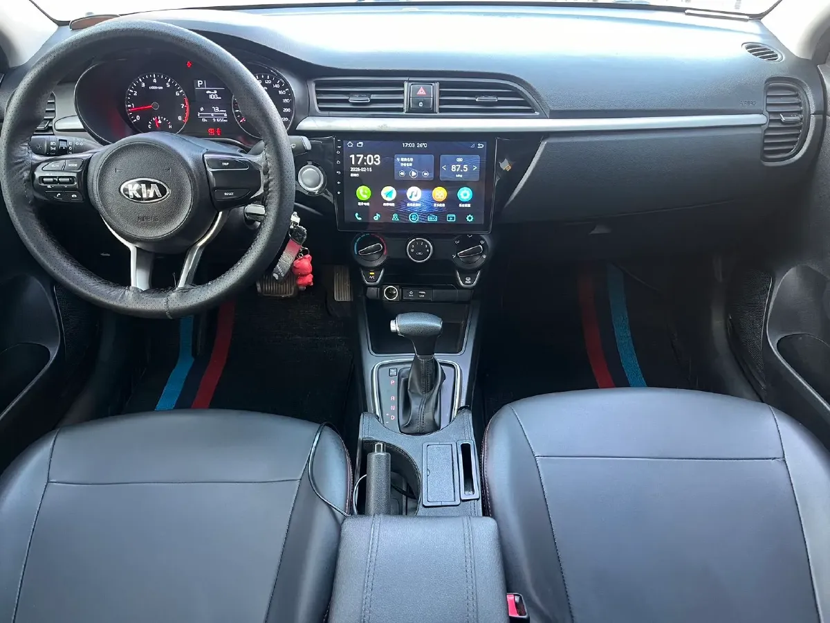 2017 Kia K2 1.4L 100HP L4 6AT,autocango,china used car exporter,china ev exporter,chinese used car exporter,chinese used ev exporter