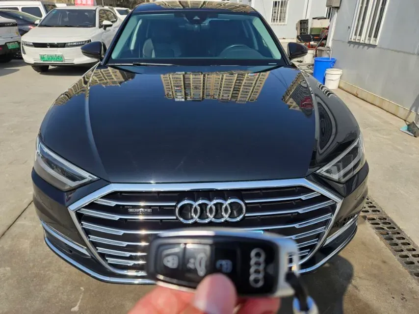 2021 Audi A8 3.0T 286HP V6 8AT,autocango,china used car exporter,china ev exporter,chinese used car exporter,chinese used ev exporter