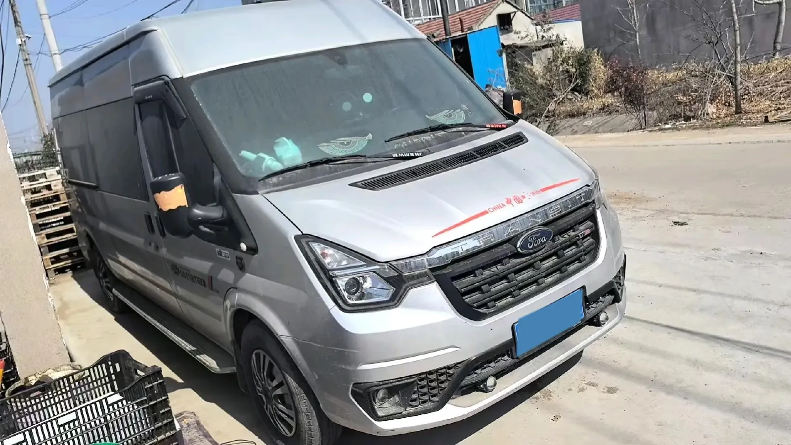 2021 Ford New Era Transit 2.2T 140HP L4 6MT,autocango,china used car exporter,china ev exporter,chinese used car exporter,chinese used ev exporter