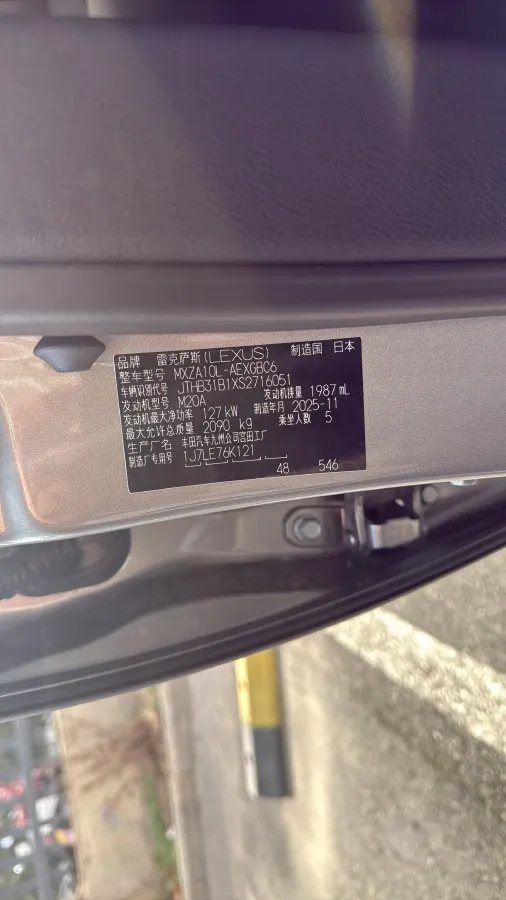 2025 Lexus ES 2.0L 173HP L4 CVT,autocango,china used car exporter,china ev exporter,chinese used car exporter,chinese used ev exporter