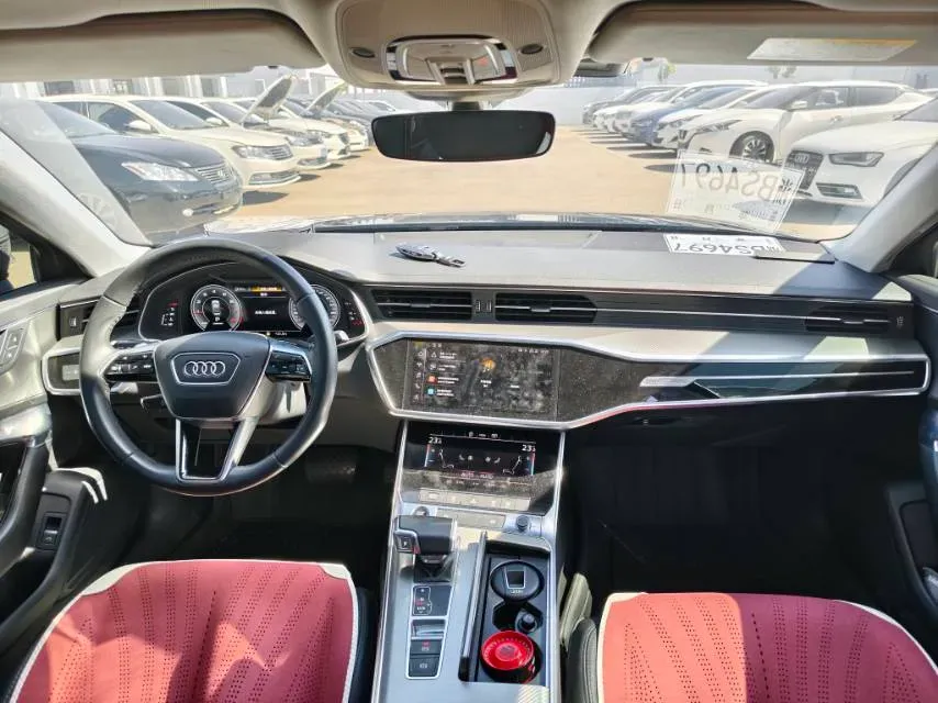 2021 Audi A6L 2.0T 190HP L4 7DCT,autocango,china used car exporter,china ev exporter,chinese used car exporter,chinese used ev exporter