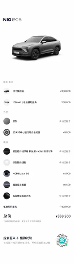 2020 NIO ES6 BEV 100KWH,autocango,china used car exporter,china ev exporter,chinese used car exporter,chinese used ev exporter