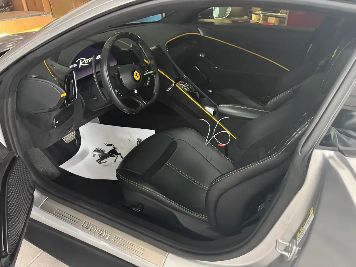 2020 Ferrari Roma 3.9T 620HP V8 8DCT,autocango,china used car exporter,china ev exporter,chinese used car exporter,chinese used ev exporter