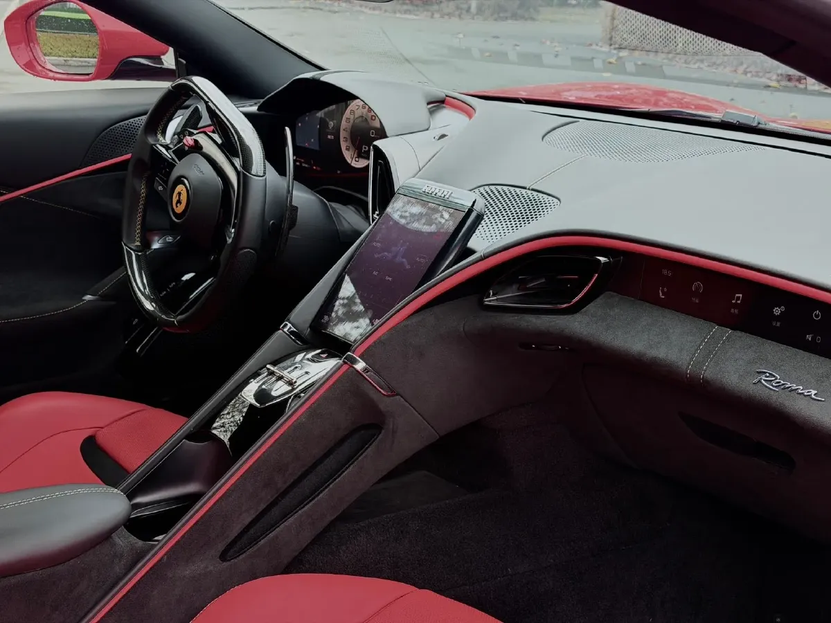 2020 Ferrari Roma 3.9T 620HP V8 8DCT,autocango,china used car exporter,china ev exporter,chinese used car exporter,chinese used ev exporter