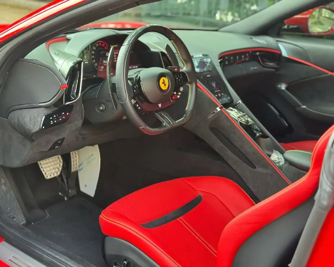 2020 Ferrari Roma 3.9T 620HP V8 8DCT,autocango,china used car exporter,china ev exporter,chinese used car exporter,chinese used ev exporter