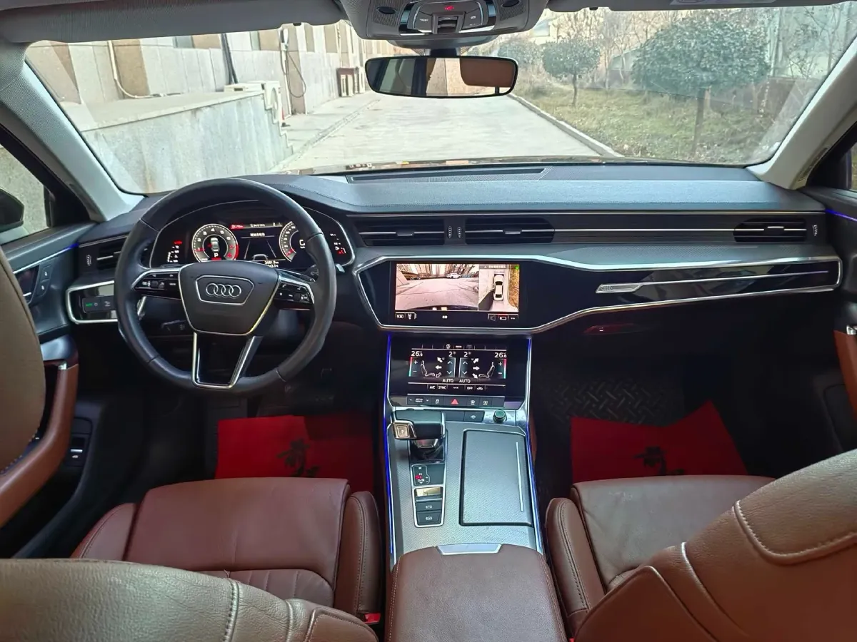 2021 Audi A6L 2.0T 224HP L4 7DCT,autocango,china used car exporter,china ev exporter,chinese used car exporter,chinese used ev exporter