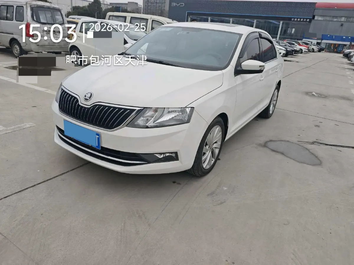2018 Skoda Rapid 1.6L 110HP L4 6AT,autocango,china used car exporter,china ev exporter,chinese used car exporter,chinese used ev exporter