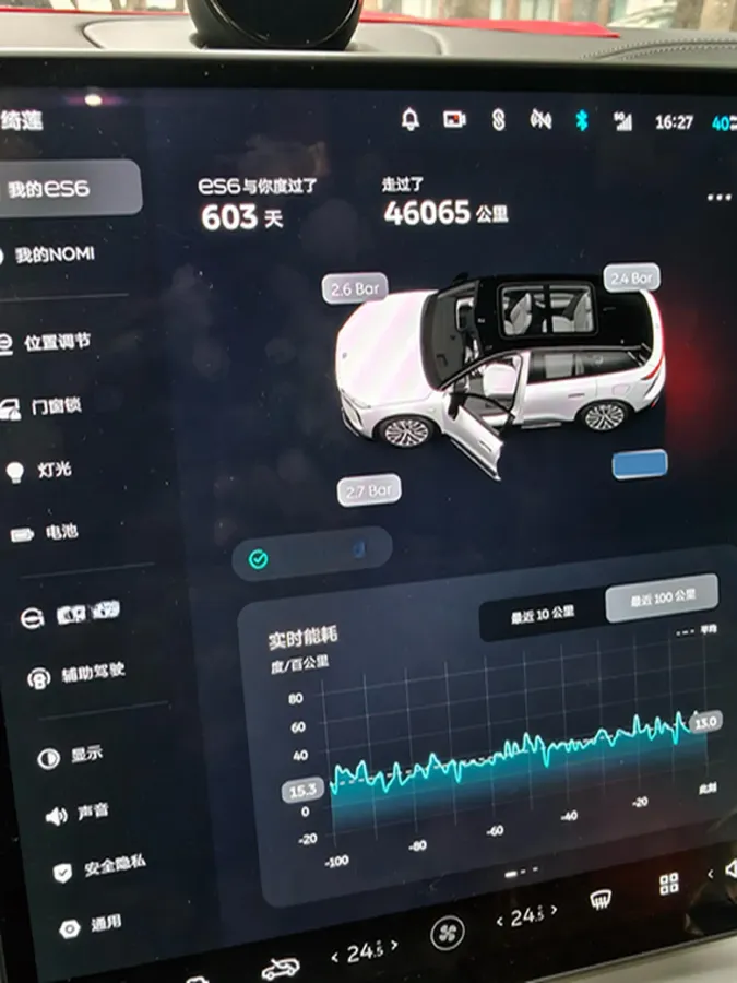 2024 NIO ES6 BEV 75KWH,autocango,china used car exporter,china ev exporter,chinese used car exporter,chinese used ev exporter