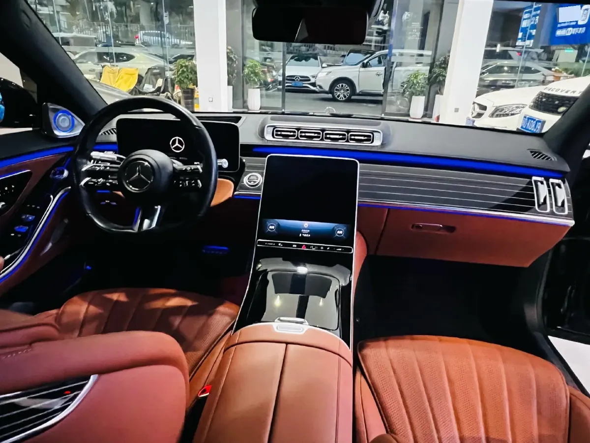 2022 Mercedes-Benz S Class 2.5T 367HP L6 9AT,autocango,china used car exporter,china ev exporter,chinese used car exporter,chinese used ev exporter