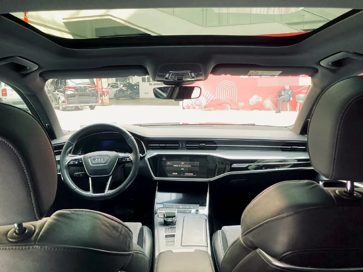 2021 Audi A6L 2.0T 224HP L4 7DCT,autocango,china used car exporter,china ev exporter,chinese used car exporter,chinese used ev exporter