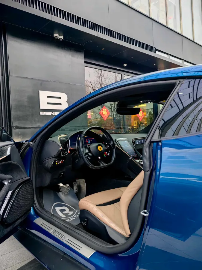 2020 Ferrari Roma 3.9T 620HP V8 8DCT,autocango,china used car exporter,china ev exporter,chinese used car exporter,chinese used ev exporter