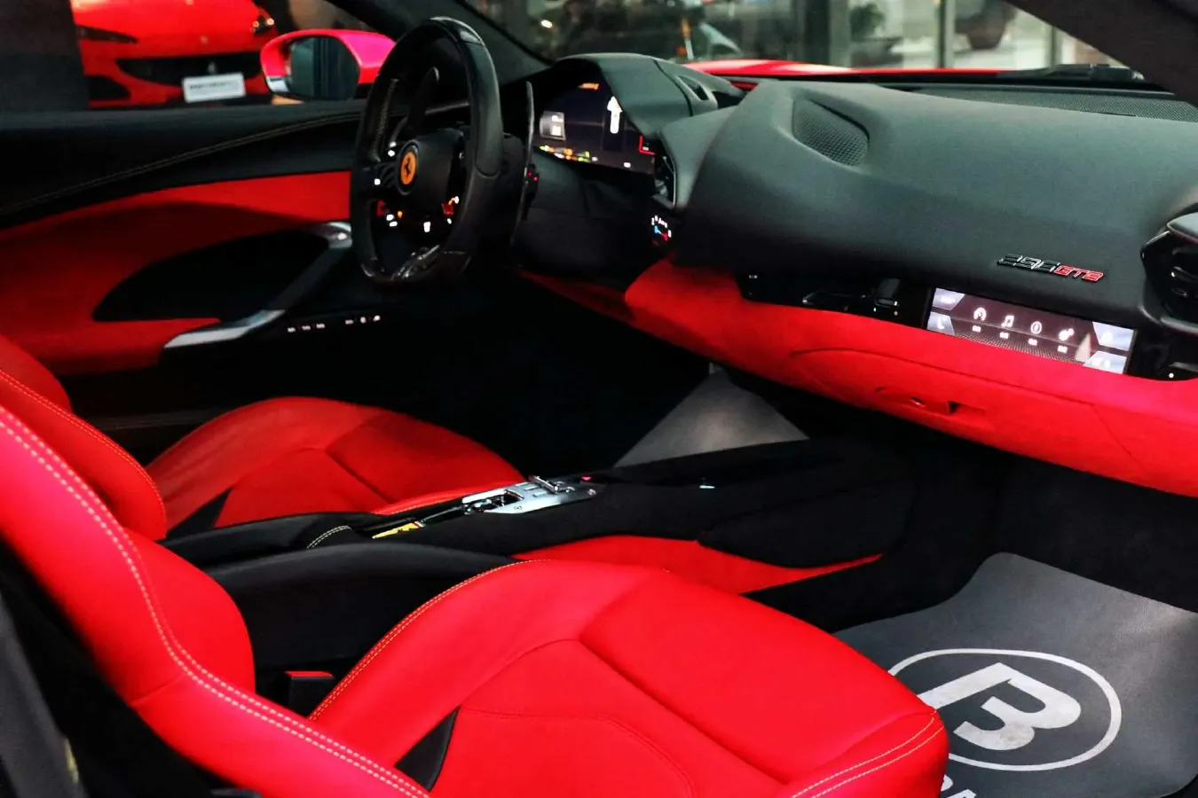 2021 Ferrari 296 3.0T 663HP V6 8DCT PHEV 7.45KWH,autocango,china used car exporter,china ev exporter,chinese used car exporter,chinese used ev exporter