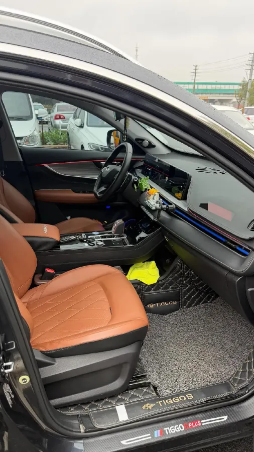 2021 Chery Tiggo 8 Plus 1.6T 197HP L4 7DCT,autocango,china used car exporter,china ev exporter,chinese used car exporter,chinese used ev exporter