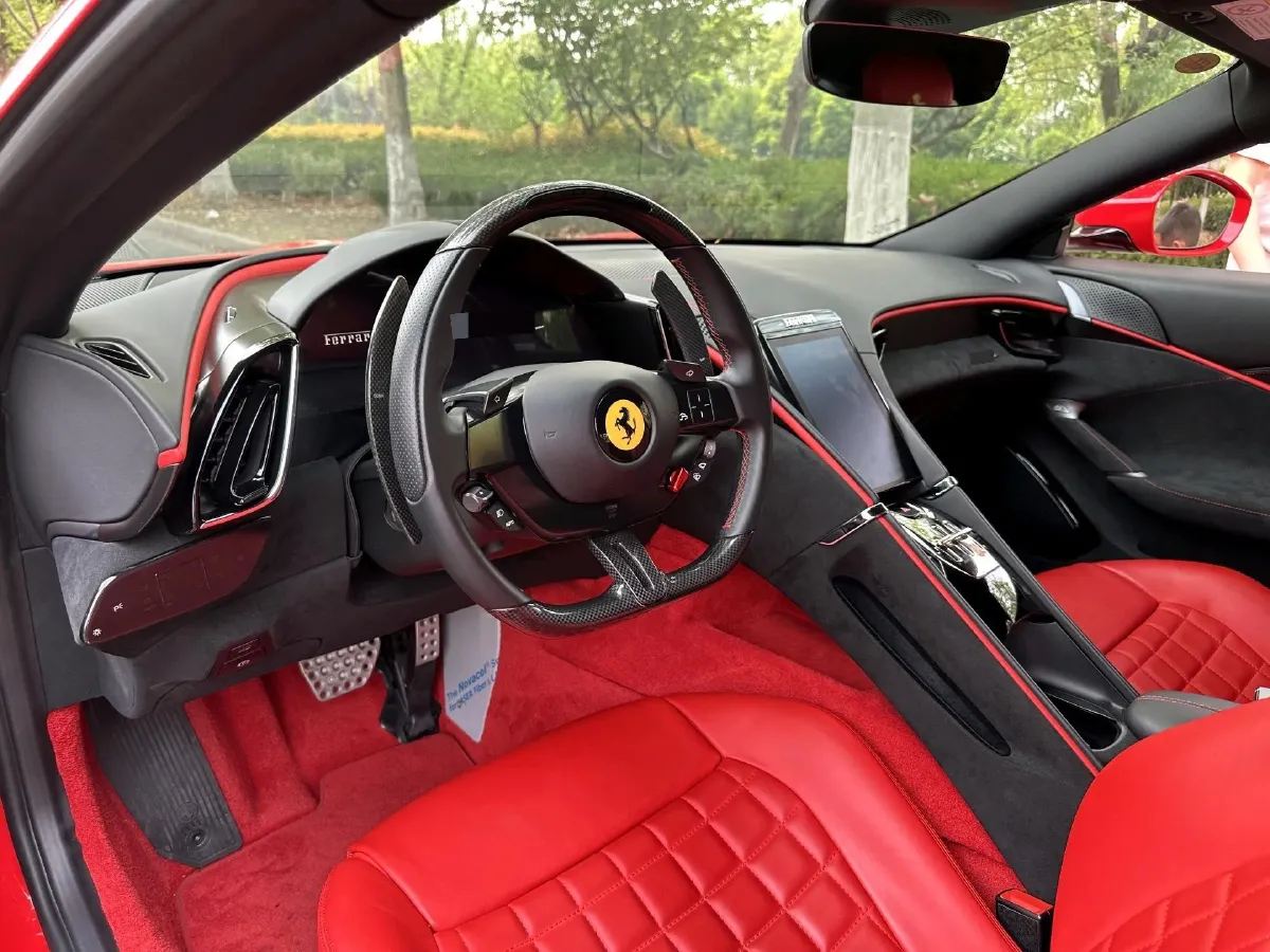 2020 Ferrari Roma 3.9T 620HP V8 8DCT,autocango,china used car exporter,china ev exporter,chinese used car exporter,chinese used ev exporter