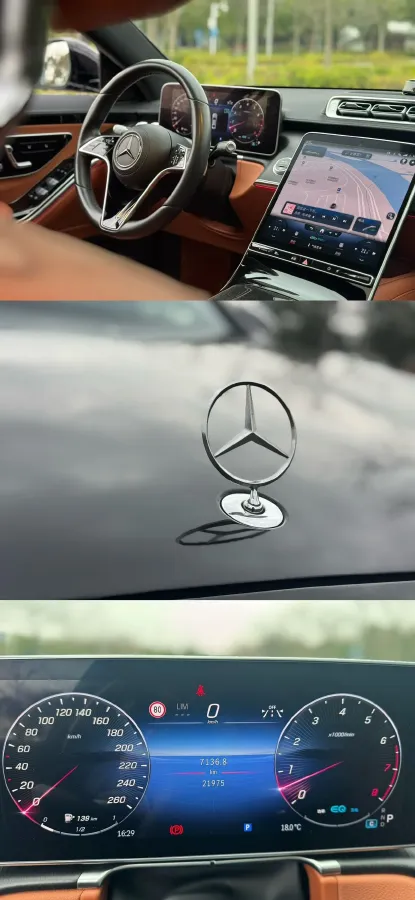 2022 Mercedes-Benz S Class 2.5T 313HP L6 9AT,autocango,china used car exporter,china ev exporter,chinese used car exporter,chinese used ev exporter