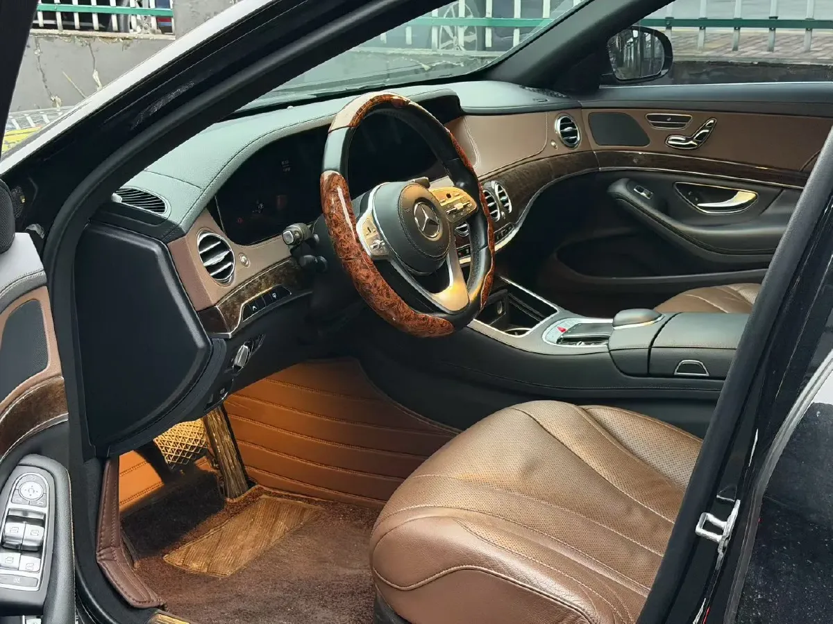 2020 Mercedes-Benz S Class 3.0T 299HP L6 9AT,autocango,china used car exporter,china ev exporter,chinese used car exporter,chinese used ev exporter