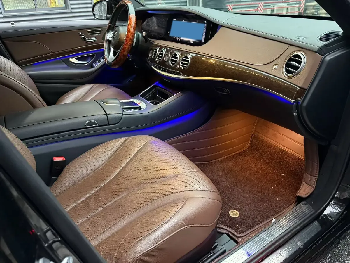 2020 Mercedes-Benz S Class 3.0T 299HP L6 9AT,autocango,china used car exporter,china ev exporter,chinese used car exporter,chinese used ev exporter