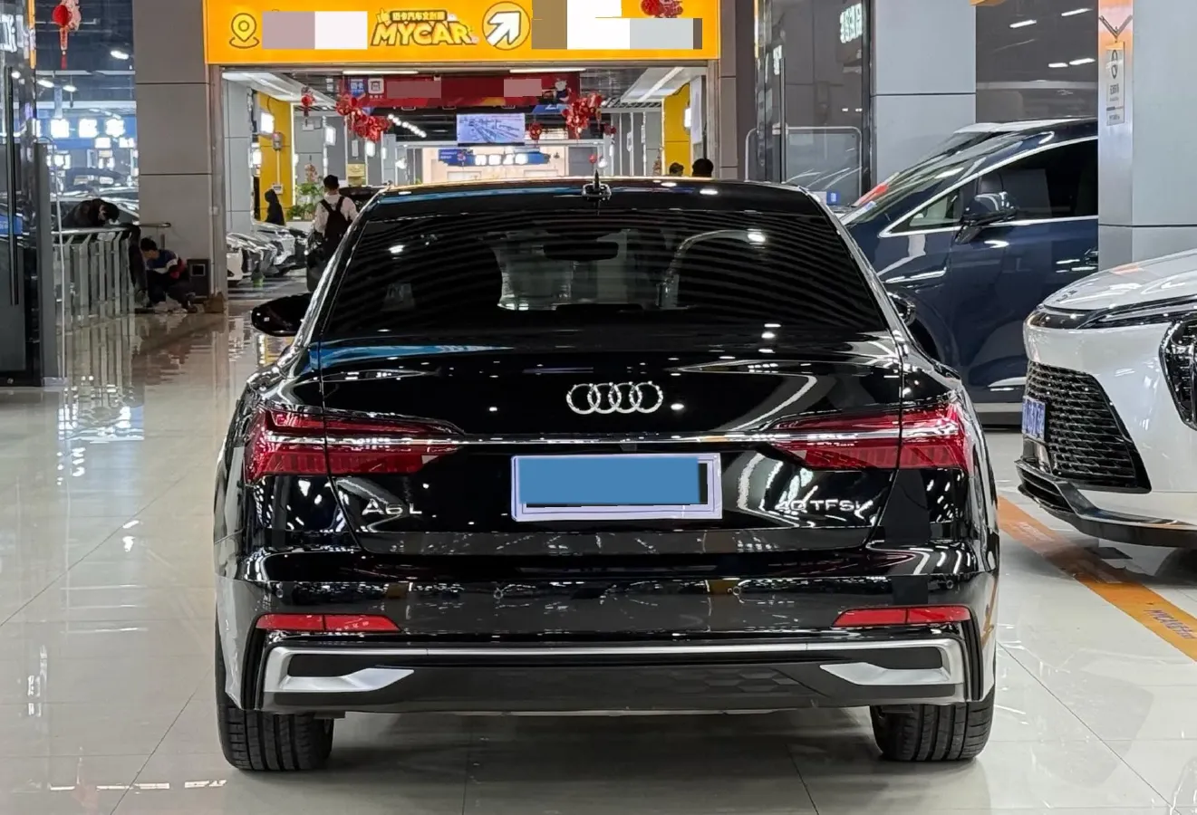 2023 Audi A6L 2.0T 190HP L4 7DCT,autocango,china used car exporter,china ev exporter,chinese used car exporter,chinese used ev exporter