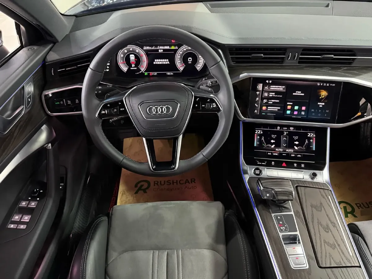 2023 Audi A6L 2.0T 190HP L4 7DCT,autocango,china used car exporter,china ev exporter,chinese used car exporter,chinese used ev exporter