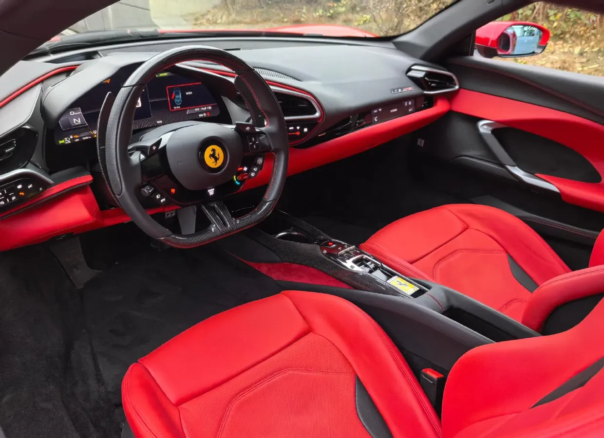 2021 Ferrari 296 3.0T 663HP V6 8DCT PHEV 7.45KWH,autocango,china used car exporter,china ev exporter,chinese used car exporter,chinese used ev exporter