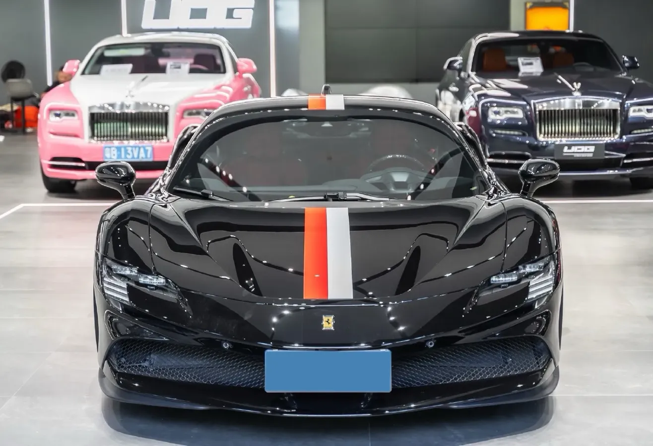 2020 Ferrari SF90 3.9T 781HP V8 8DCT PHEV 7.9KWH,autocango,china used car exporter,china ev exporter,chinese used car exporter,chinese used ev exporter