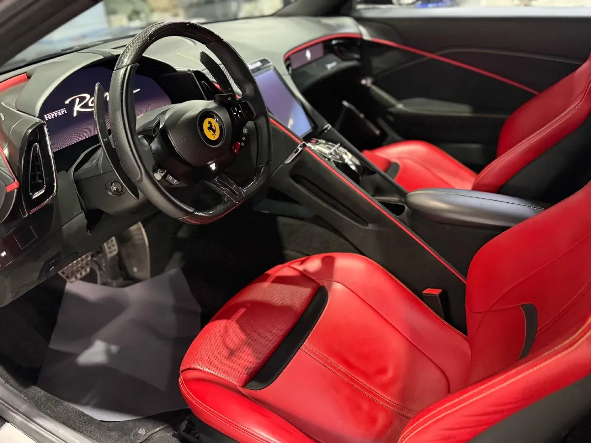 2020 Ferrari Roma 3.9T 620HP V8 8DCT,autocango,china used car exporter,china ev exporter,chinese used car exporter,chinese used ev exporter