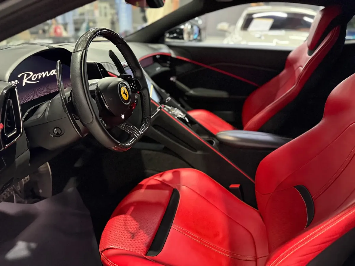 2020 Ferrari Roma 3.9T 620HP V8 8DCT,autocango,china used car exporter,china ev exporter,chinese used car exporter,chinese used ev exporter