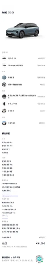 2023 NIO ES6 BEV 75KWH,autocango,china used car exporter,china ev exporter,chinese used car exporter,chinese used ev exporter