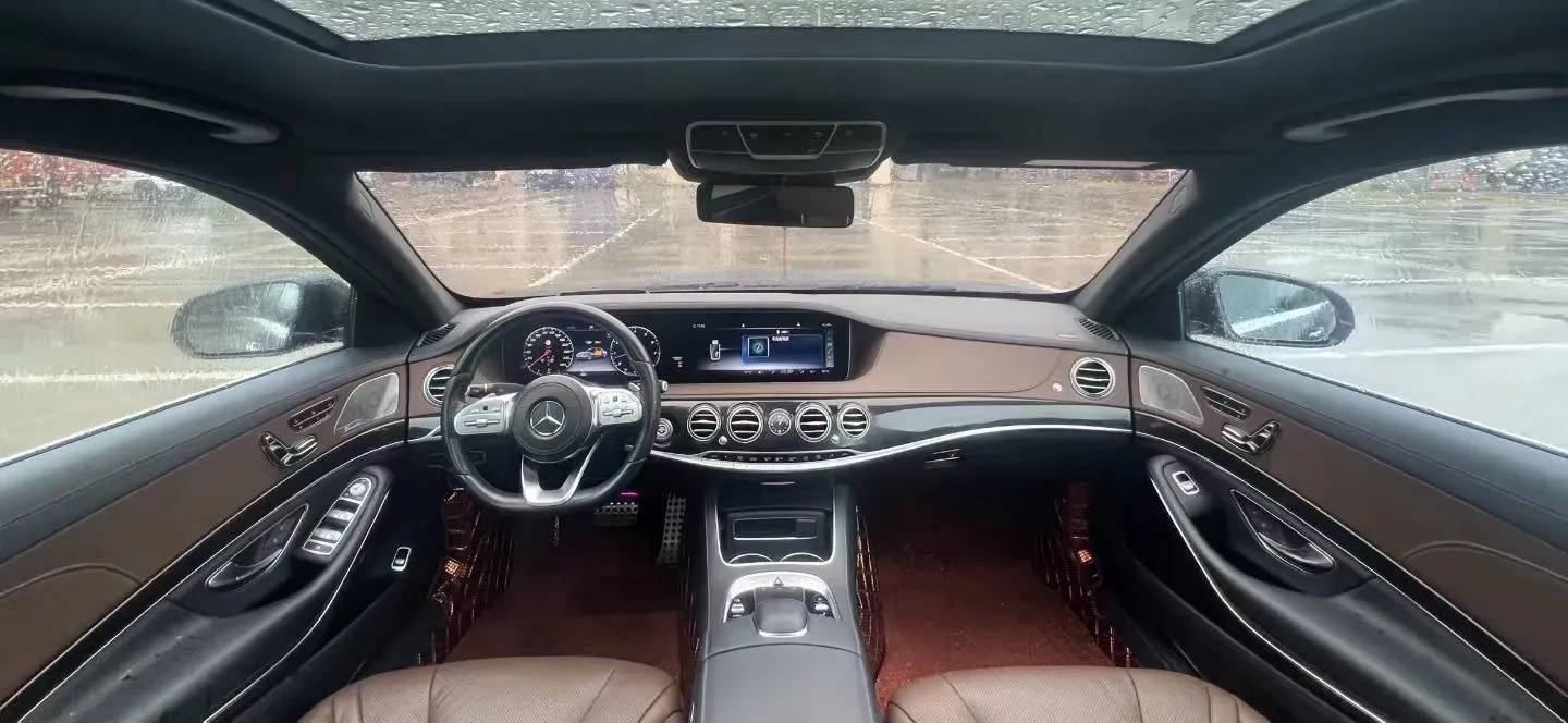 2020 Mercedes-Benz S Class 3.0T 367HP L6 9AT,autocango,china used car exporter,china ev exporter,chinese used car exporter,chinese used ev exporter