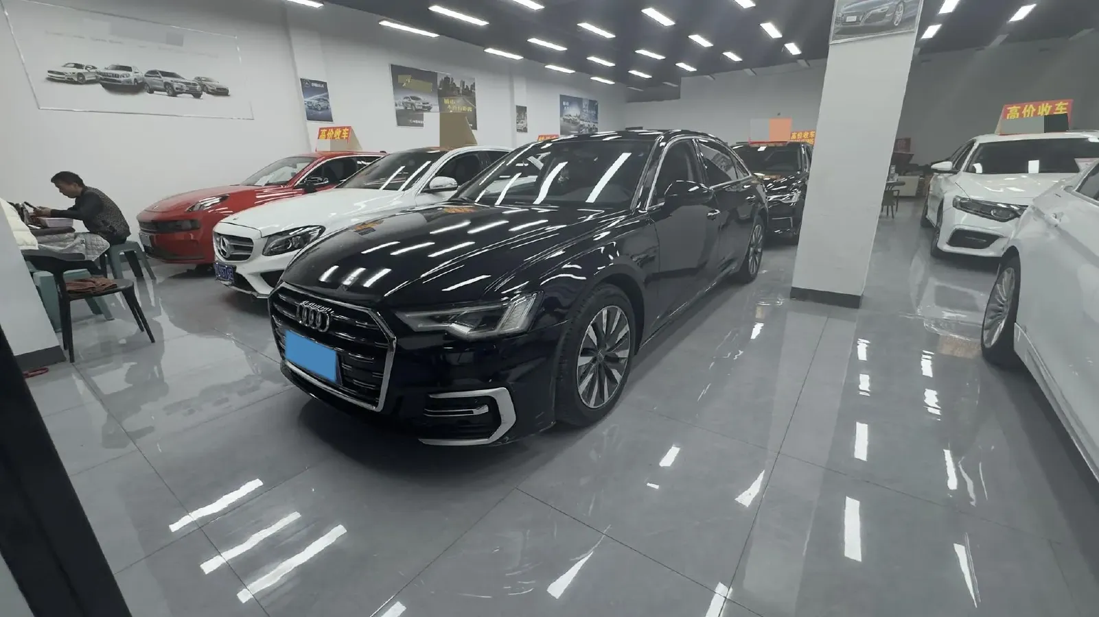 2021 Audi A6L 2.0T 224HP L4 7DCT,autocango,china used car exporter,china ev exporter,chinese used car exporter,chinese used ev exporter