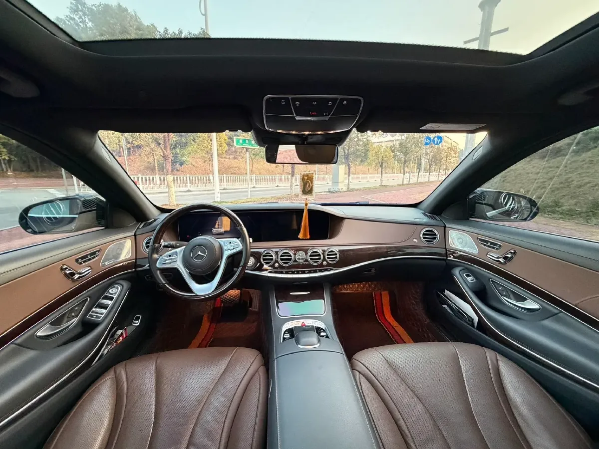 2020 Mercedes-Benz S Class 3.0T 299HP L6 9AT,autocango,china used car exporter,china ev exporter,chinese used car exporter,chinese used ev exporter