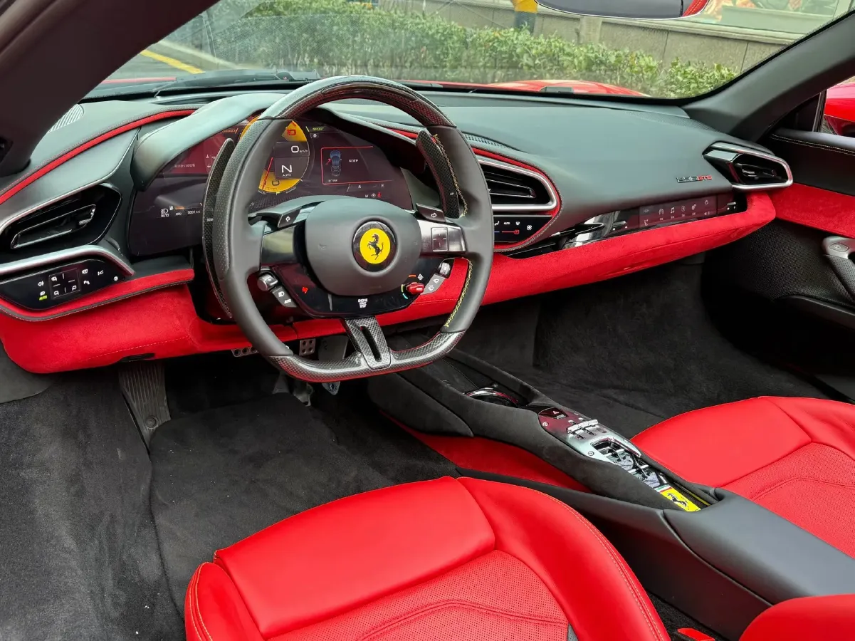 2022 Ferrari 296 3.0T 663HP V6 8DCT PHEV 7.45KWH,autocango,china used car exporter,china ev exporter,chinese used car exporter,chinese used ev exporter