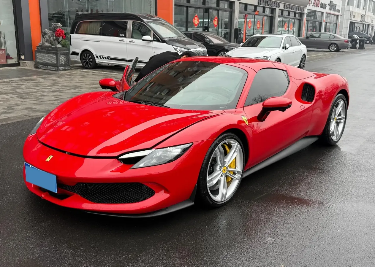 2022 Ferrari 296 3.0T 663HP V6 8DCT PHEV 7.45KWH,autocango,china used car exporter,china ev exporter,chinese used car exporter,chinese used ev exporter