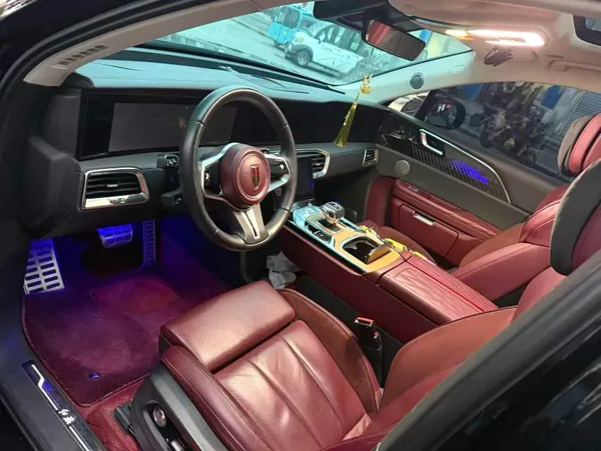 2021 HongQi E-HS9 BEV 84KWH,autocango,china used car exporter,china ev exporter,chinese used car exporter,chinese used ev exporter