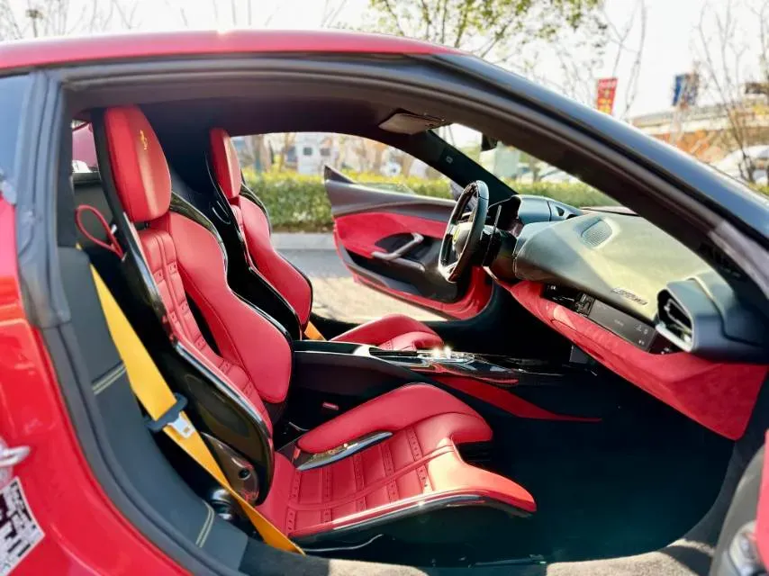 2021 Ferrari 296 3.0T 663HP V6 8DCT PHEV 7.45KWH,autocango,china used car exporter,china ev exporter,chinese used car exporter,chinese used ev exporter