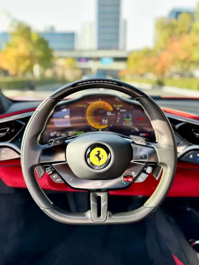 2021 Ferrari 296 3.0T 663HP V6 8DCT PHEV 7.45KWH,autocango,china used car exporter,china ev exporter,chinese used car exporter,chinese used ev exporter