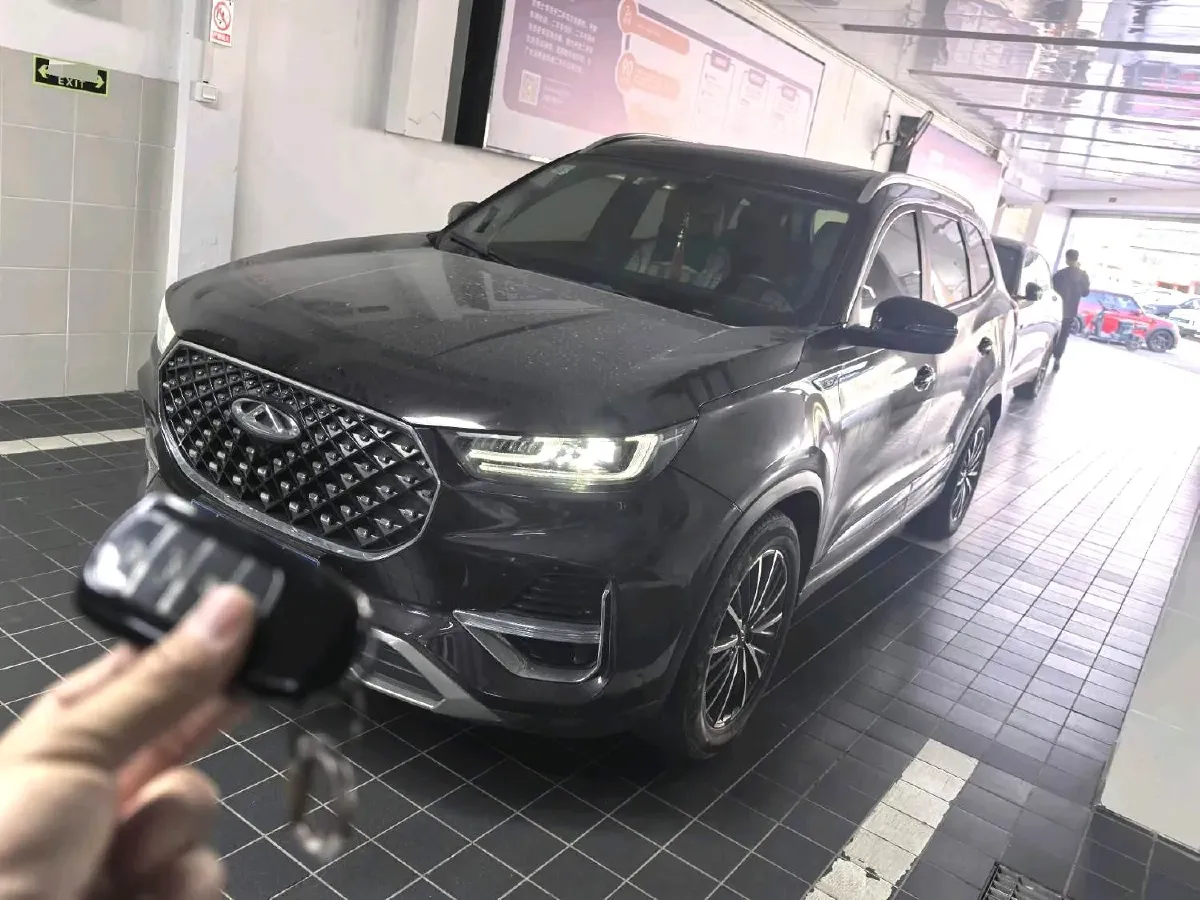 2021 Chery Tiggo 8 Plus 1.6T 197HP L4 7DCT,autocango,china used car exporter,china ev exporter,chinese used car exporter,chinese used ev exporter