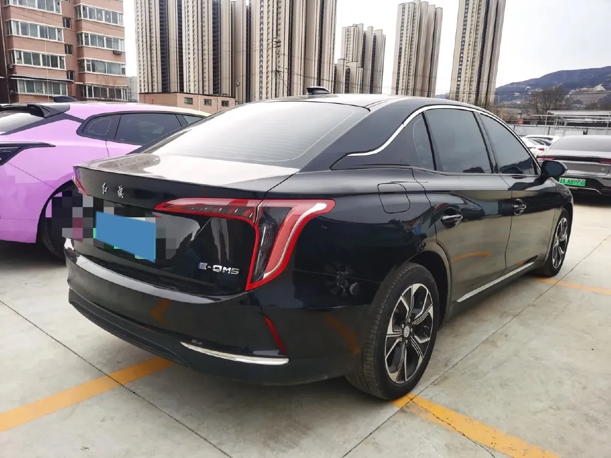 2021 HongQi E-QM5 BEV 54KWH,autocango,china used car exporter,china ev exporter,chinese used car exporter,chinese used ev exporter