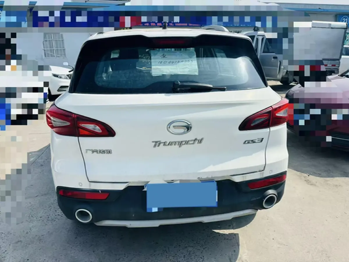 2017 GAC Trumpchi GS3 1.5L 114HP L4 6AT,autocango,china used car exporter,china ev exporter,chinese used car exporter,chinese used ev exporter