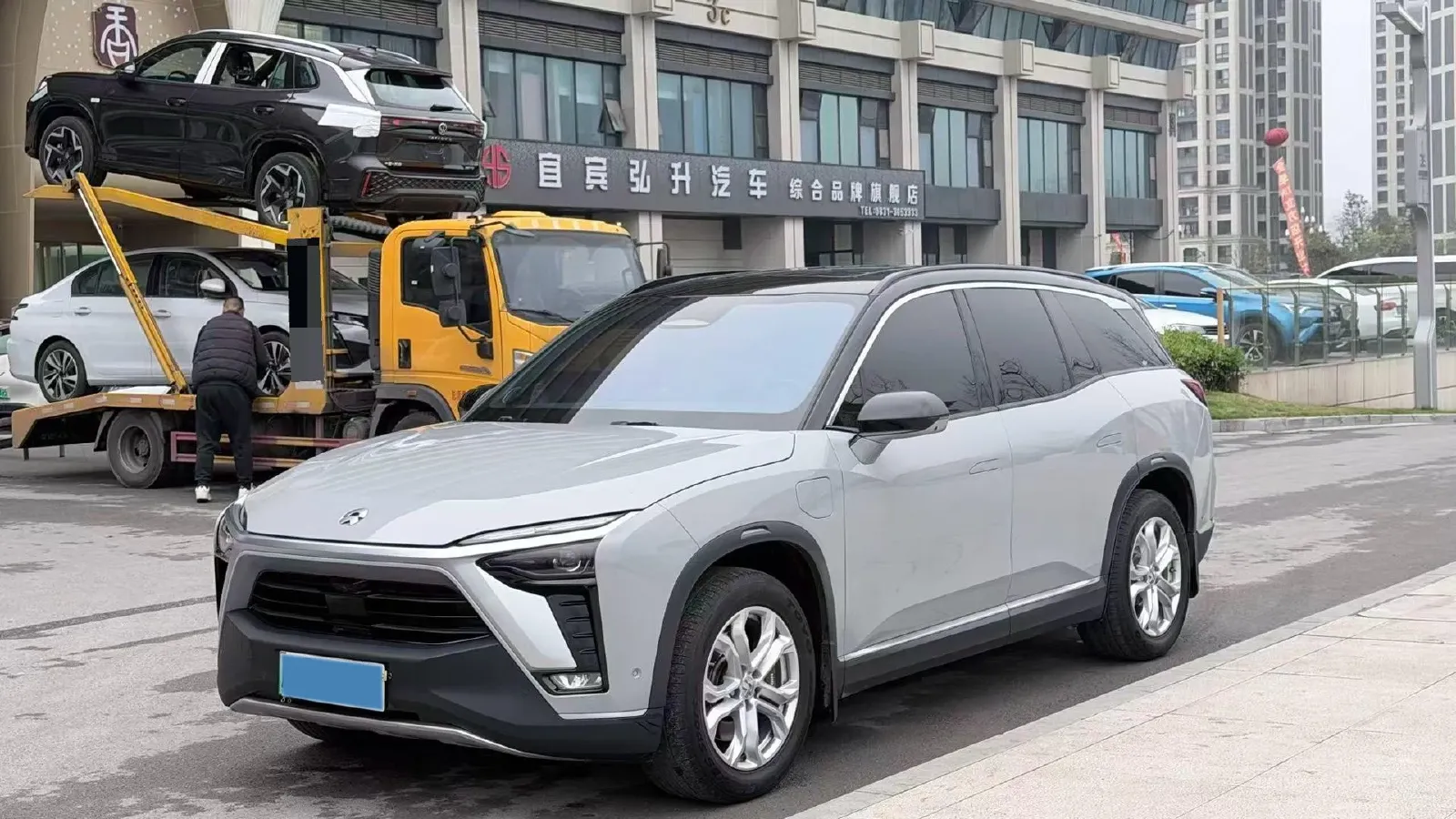 2022 NIO ES8 BEV 75KWH,autocango,china used car exporter,china ev exporter,chinese used car exporter,chinese used ev exporter