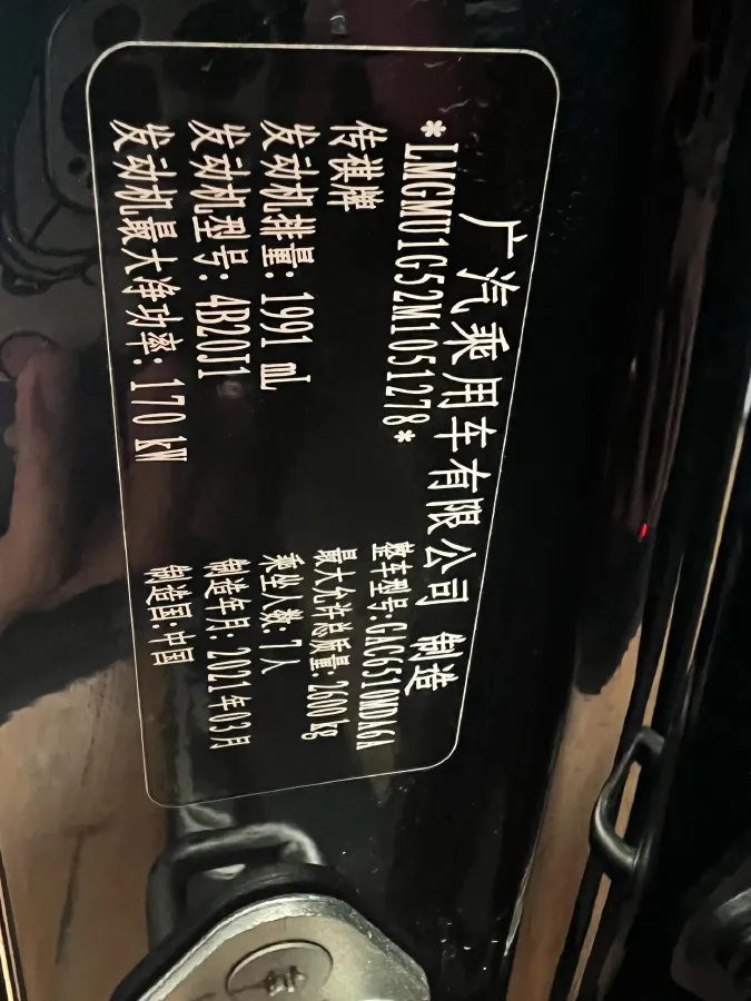 2021 GAC Trumpchi M8 2.0T 252HP L4 8AT,autocango,china used car exporter,china ev exporter,chinese used car exporter,chinese used ev exporter