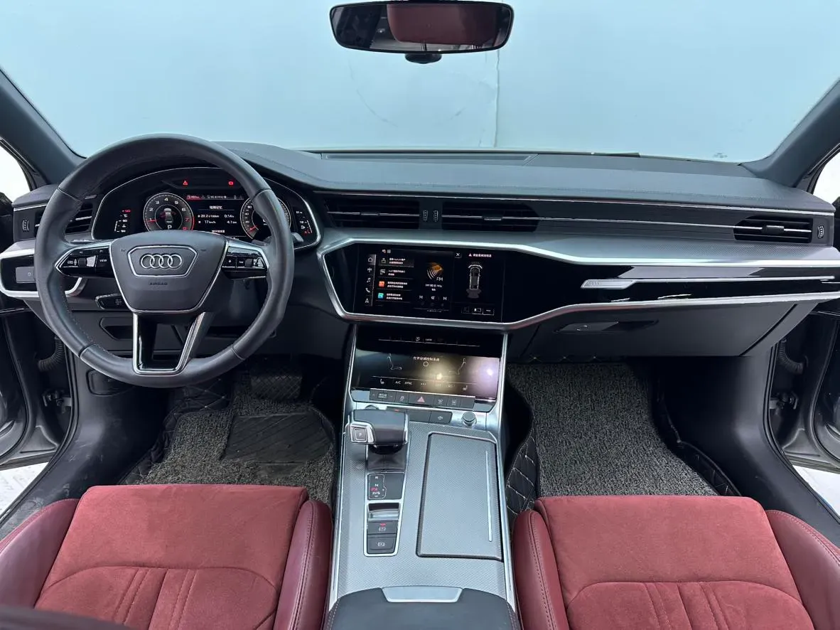 2021 Audi A6L 2.0T 224HP L4 7DCT,autocango,china used car exporter,china ev exporter,chinese used car exporter,chinese used ev exporter