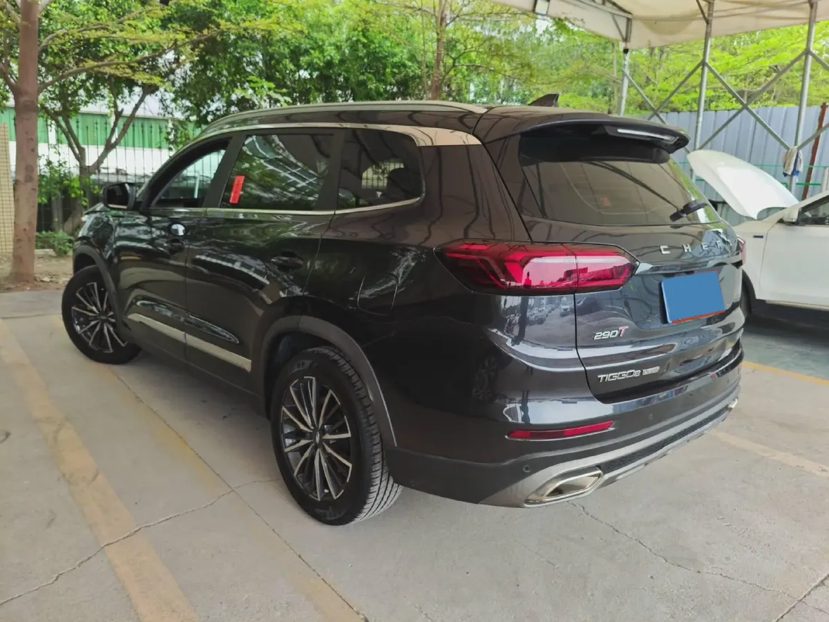 2021 Chery Tiggo 8 Plus 1.6T 197HP L4 7DCT,autocango,china used car exporter,china ev exporter,chinese used car exporter,chinese used ev exporter