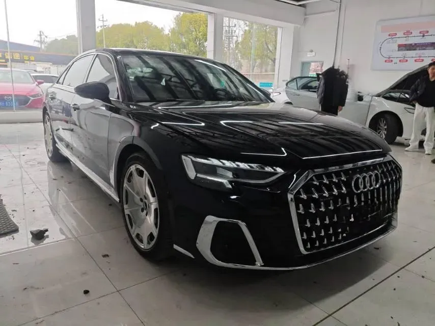 2024 Audi A8 3.0T 286HP V6 8AT,autocango,china used car exporter,china ev exporter,chinese used car exporter,chinese used ev exporter